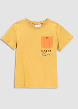 Żółta koszulka dziecięca MODIVO dla chłopców