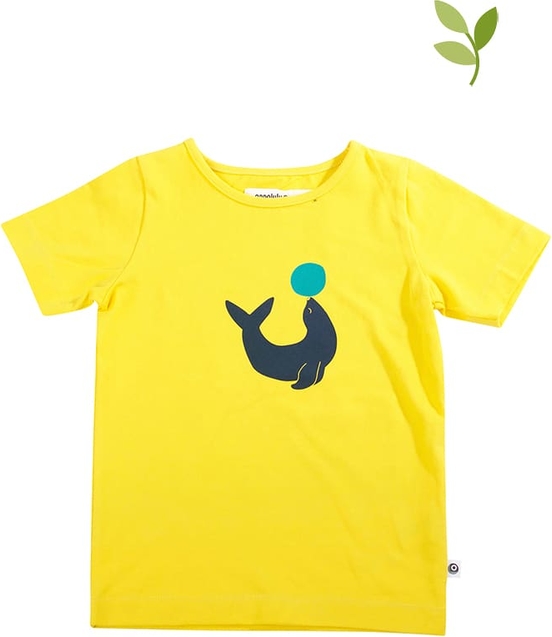 Żółta koszulka dziecięca Onnolulu z bawełny dla chłopców