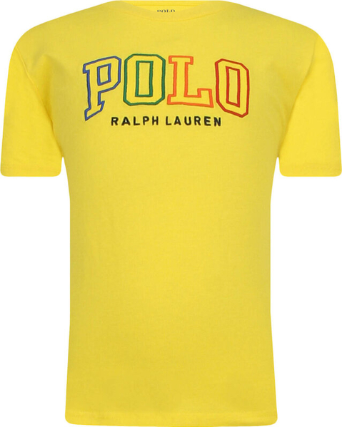Żółta koszulka dziecięca POLO RALPH LAUREN dla chłopców