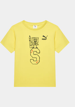 Żółta koszulka dziecięca Puma
