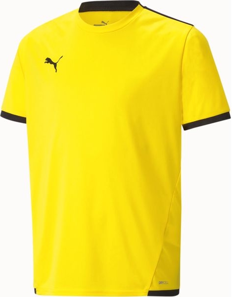 Żółta koszulka dziecięca Puma z dżerseju