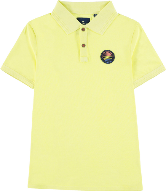 Żółta koszulka dziecięca Tom Tailor z bawełny dla chłopców