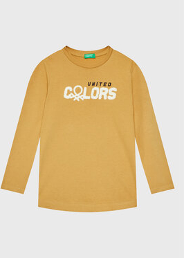 Żółta koszulka dziecięca United Colors Of Benetton