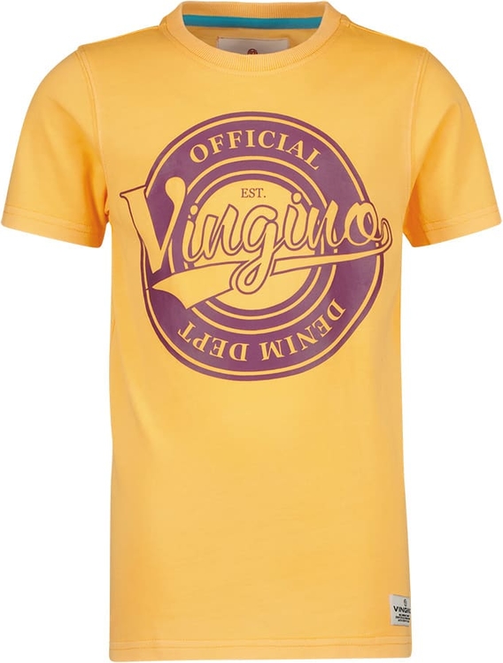 Żółta koszulka dziecięca Vingino dla chłopców