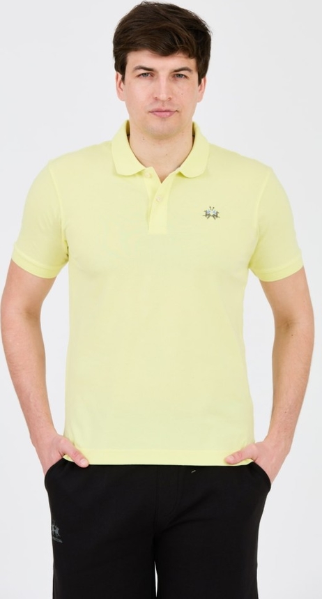 Żółta koszulka polo La Martina