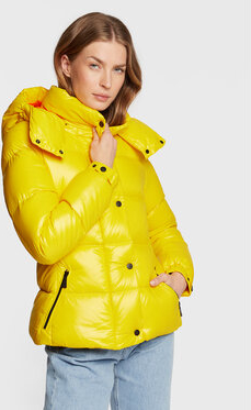 Żółta kurtka add w stylu casual