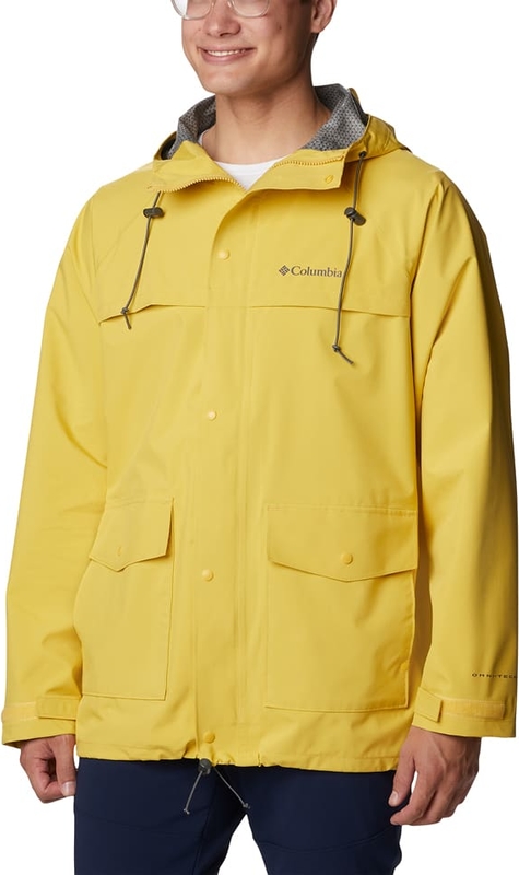 Żółta kurtka Columbia w stylu casual krótka