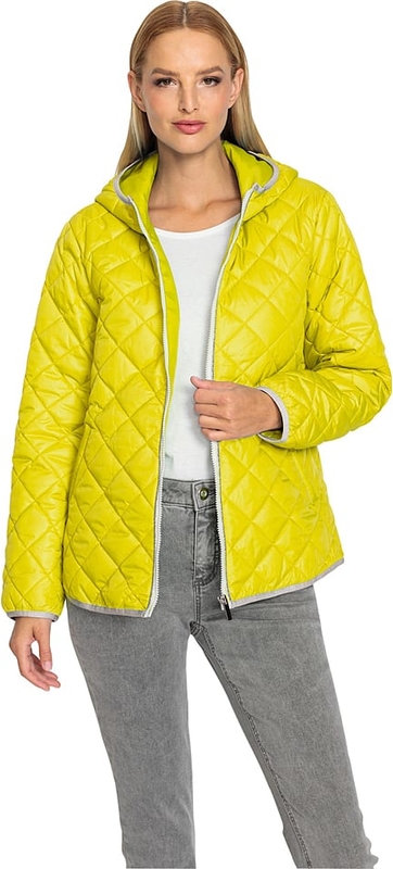 Żółta kurtka Heine w stylu casual krótka