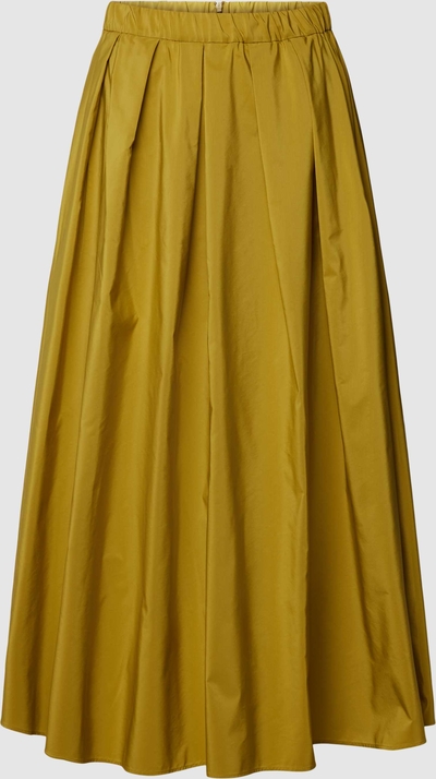 Żółta spódnica MaxMara z bawełny