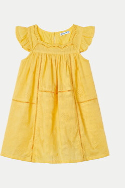 Żółta sukienka dziewczęca Mayoral