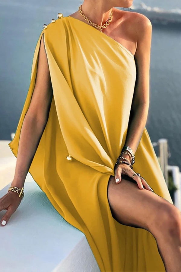 Żółta sukienka IVET