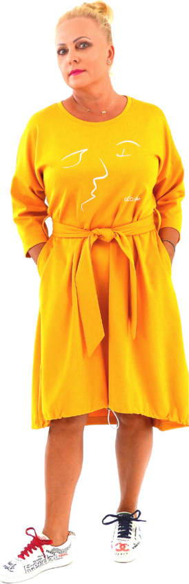 Żółta sukienka Roxana - sukienki