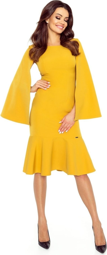 Żółta sukienka TAGLESS