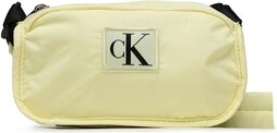 Żółta torebka Calvin Klein matowa na ramię