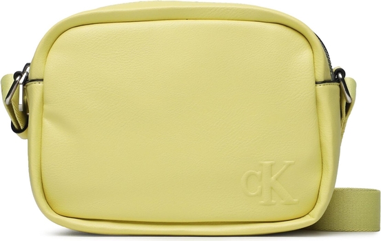 Żółta torebka Calvin Klein w stylu casual matowa