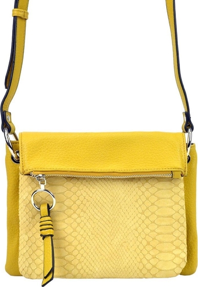 Żółta torebka Lookat średnia w stylu casual