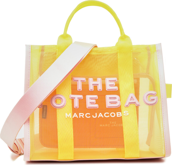 Żółta torebka Marc Jacobs duża na ramię matowa
