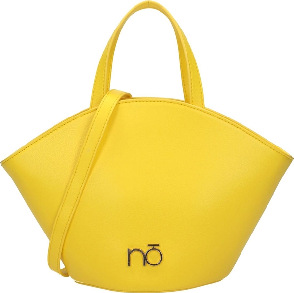 Żółta torebka NOBO matowa na ramię duża