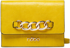 Żółta torebka NOBO matowa w młodzieżowym stylu na ramię