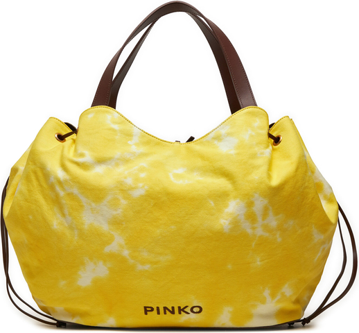 Żółta torebka Pinko duża