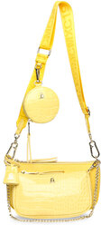 Żółta torebka Steve Madden na ramię w stylu casual