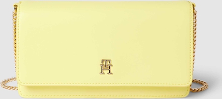Żółta torebka Tommy Hilfiger z aplikacjami