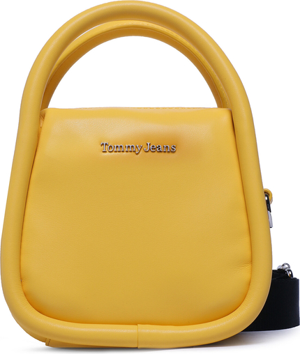 Żółta torebka Tommy Jeans na ramię matowa