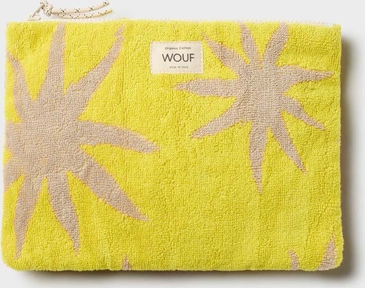 Żółta torebka Wouf z bawełny