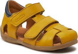 Żółte buty dziecięce letnie Froddo na rzepy