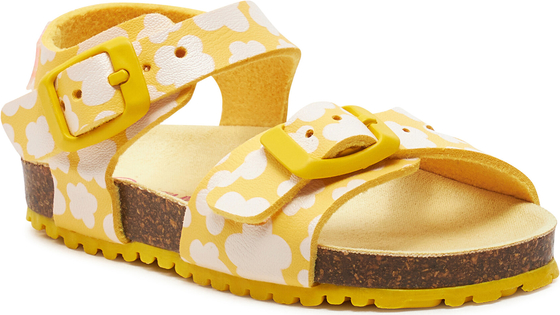 Żółte buty dziecięce letnie Prada