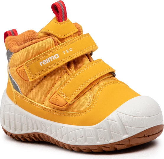 Żółte buty dziecięce zimowe Reima na rzepy