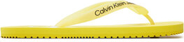 Żółte buty letnie męskie Calvin Klein w stylu casual