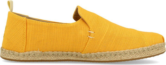 Żółte buty letnie męskie Toms z tkaniny