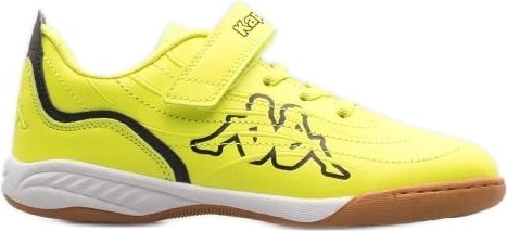 Żółte buty sportowe dziecięce Kappa sznurowane