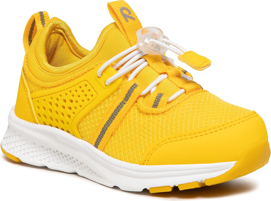 Żółte buty sportowe dziecięce Reima sznurowane