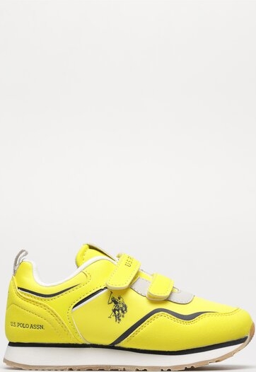 Żółte buty sportowe dziecięce U.S. Polo