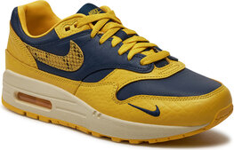 Żółte buty sportowe Nike sznurowane w sportowym stylu