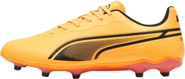 Żółte buty sportowe Puma w sportowym stylu sznurowane