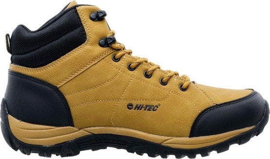 Żółte buty trekkingowe Hi-Tec sznurowane