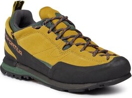 Żółte buty trekkingowe La Sportiva sznurowane