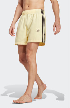 Żółte kąpielówki Adidas