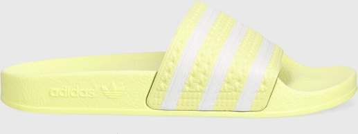Żółte klapki Adidas Originals