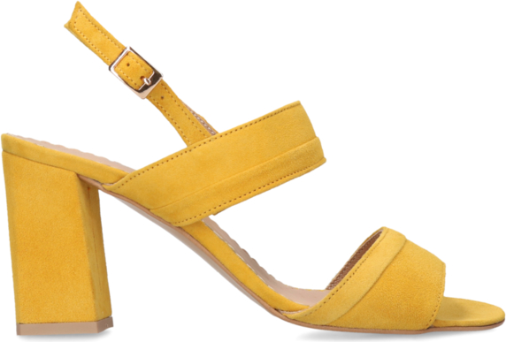 Żółte sandały Conhpol z klamrami