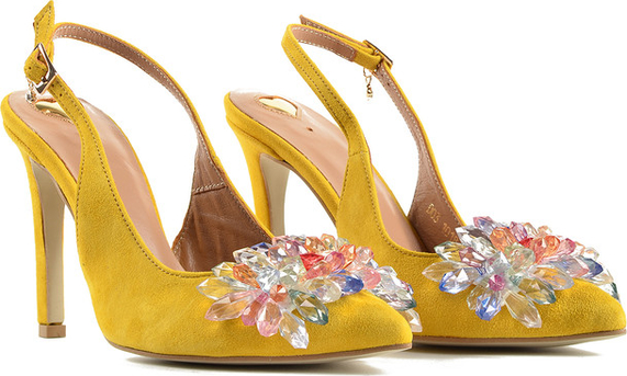 Żółte sandały R.Polański