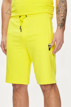 Żółte spodenki Karl Lagerfeld w sportowym stylu