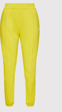 Żółte spodnie sportowe Nike w sportowym stylu
