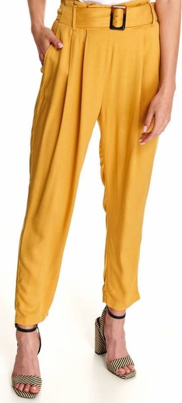 Żółte spodnie Top Secret