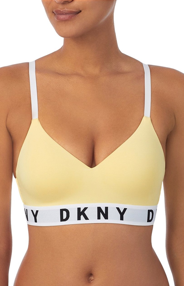 Żółty biustonosz DKNY