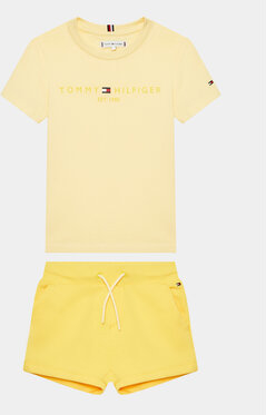 Żółty komplet dziecięcy Tommy Hilfiger
