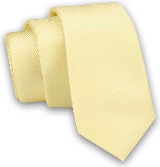 Żółty krawat Angelo Di Monti